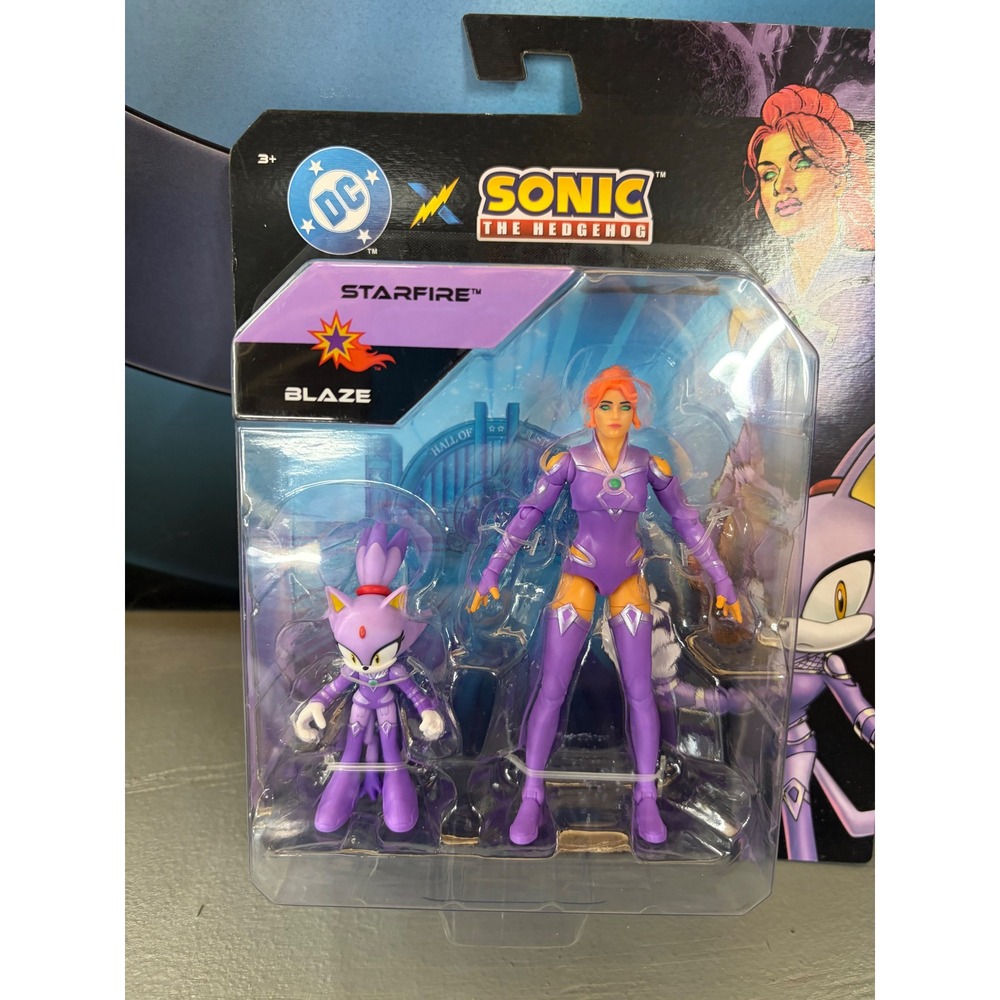 Jakks Pacific - DC / Sonic Crossover - Starfire and Blaze